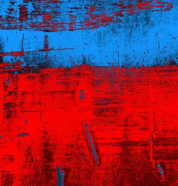 Soyut grungy desenli mavi ve kırmızı arkaplan