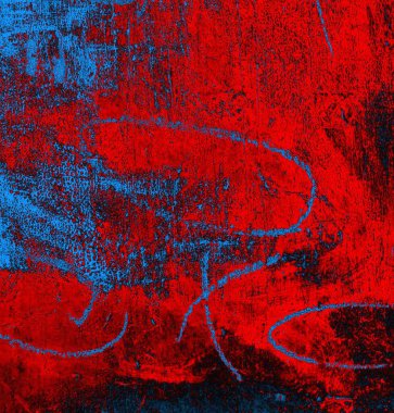 Soyut arkaplan, doku. Mavi ve kırmızı 