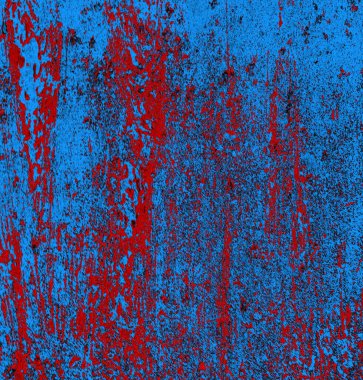 Soyut grungy desenli mavi ve kırmızı arkaplan