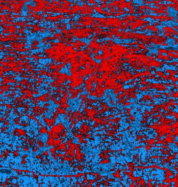 Soyut arkaplan, doku. Mavi ve kırmızı 