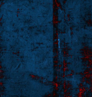 Soyut grungy desenli mavi ve kırmızı arkaplan