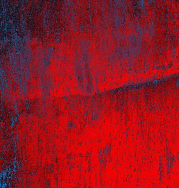 Soyut grungy desenli mavi ve kırmızı arkaplan