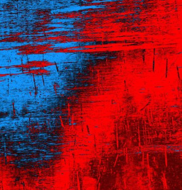 Soyut grungy desenli mavi ve kırmızı arkaplan