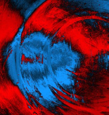 Soyut arkaplan, doku. Mavi ve kırmızı 