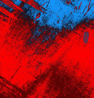 Soyut grungy desenli mavi ve kırmızı arkaplan