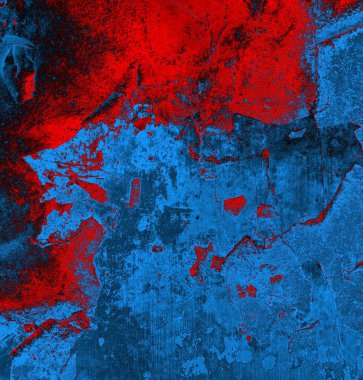 Soyut arkaplan, doku. Mavi ve kırmızı 