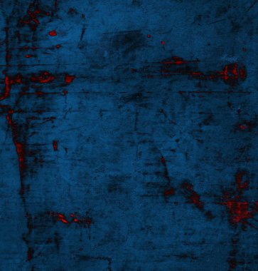 Soyut grungy desenli mavi ve kırmızı arkaplan