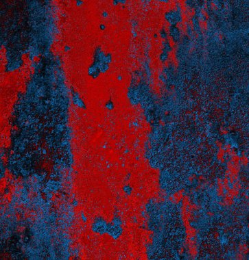Soyut grungy desenli mavi ve kırmızı arkaplan