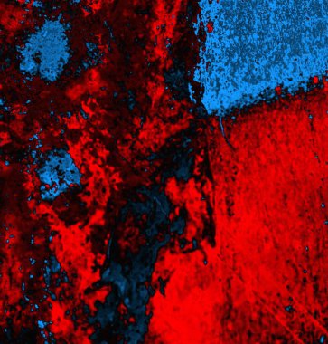 Soyut arkaplan, doku. Mavi ve kırmızı 