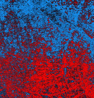 Soyut grungy desenli mavi ve kırmızı arkaplan