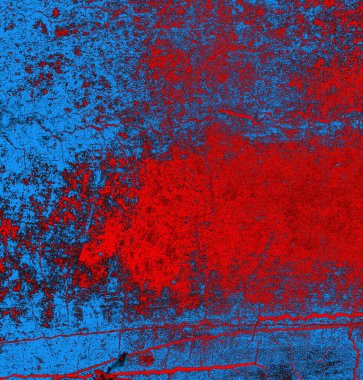 Soyut arkaplan. Resim kırmızı, mavi ve siyah bir tonu içerir.