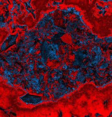 Soyut grungy desenli mavi ve kırmızı arkaplan