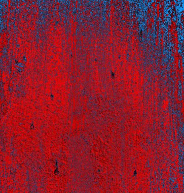 Soyut grungy desenli mavi ve kırmızı arkaplan