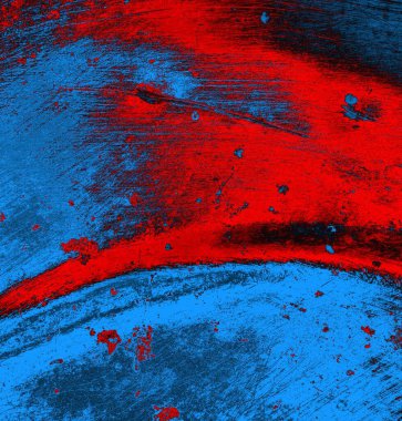 Soyut arkaplan, doku. Mavi ve kırmızı 