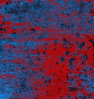 Soyut grungy desenli mavi ve kırmızı arkaplan