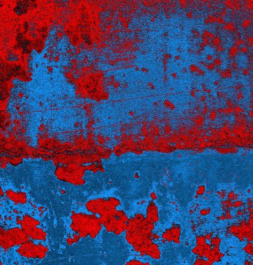 Soyut arkaplan, doku. Mavi ve kırmızı 