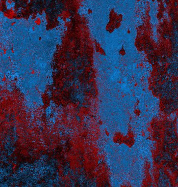 Soyut arkaplan, doku. Mavi ve kırmızı 