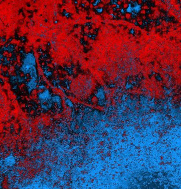 Soyut arkaplan, doku. Mavi ve kırmızı 