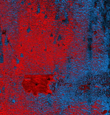 Soyut grungy desenli mavi ve kırmızı arkaplan