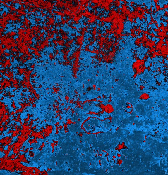 Soyut arkaplan, doku. Mavi ve kırmızı 