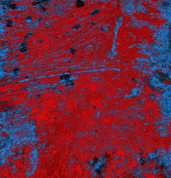 Soyut grungy desenli mavi ve kırmızı arkaplan