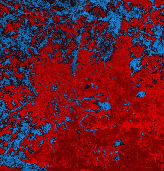 Soyut grungy desenli mavi ve kırmızı arkaplan