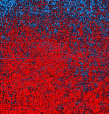 Soyut grungy desenli mavi ve kırmızı arkaplan