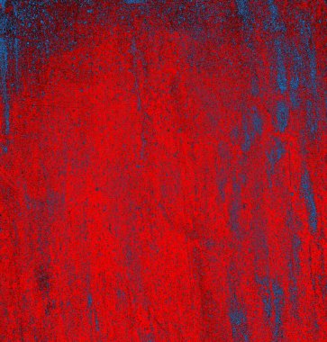 Soyut grungy desenli mavi ve kırmızı arkaplan