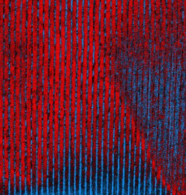 Soyut arkaplan, doku. Mavi ve kırmızı 