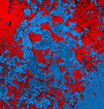 Soyut arkaplan, doku. Mavi ve kırmızı 