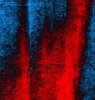 Soyut grungy desenli mavi ve kırmızı arkaplan