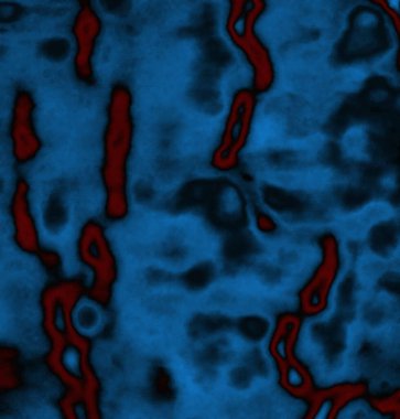 Soyut arkaplan, doku. Mavi ve kırmızı 