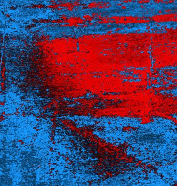 Soyut arkaplan, doku. Mavi ve kırmızı 