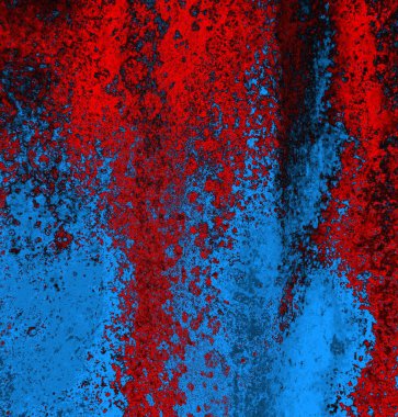 Soyut arkaplan, doku. Mavi ve kırmızı 