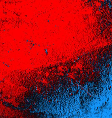 Soyut grungy desenli mavi ve kırmızı arkaplan