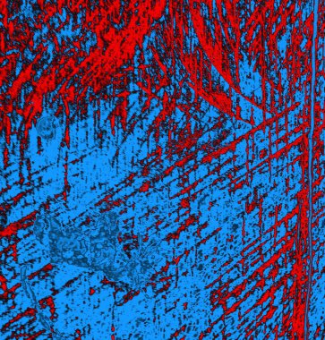 Soyut arkaplan, doku. Mavi ve kırmızı 