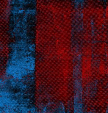 Soyut grungy desenli mavi ve kırmızı arkaplan