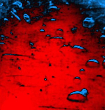 Soyut grungy desenli mavi ve kırmızı arkaplan