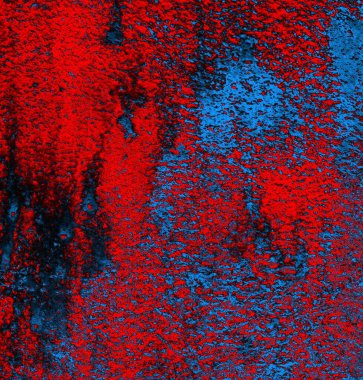 Soyut grungy desenli mavi ve kırmızı arkaplan