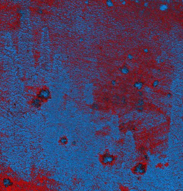 Soyut arkaplan, doku. Mavi ve kırmızı 