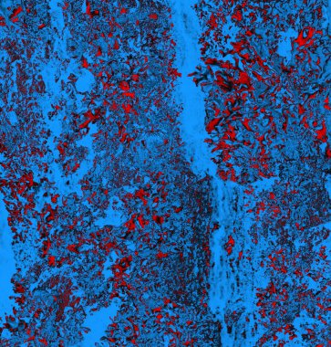 Soyut arkaplan, doku. Mavi ve kırmızı 