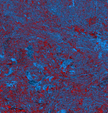 Soyut arkaplan, doku. Mavi ve kırmızı 