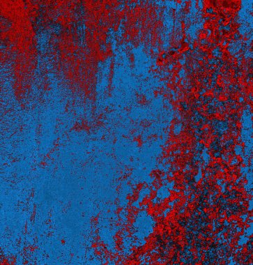 Soyut arkaplan, doku. Mavi ve kırmızı 