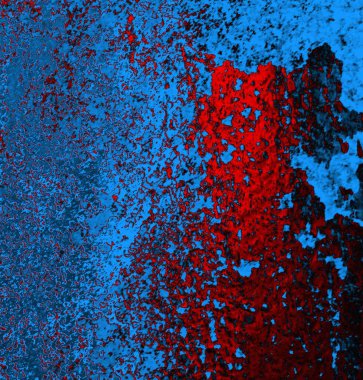 Soyut arkaplan, doku. Mavi ve kırmızı 