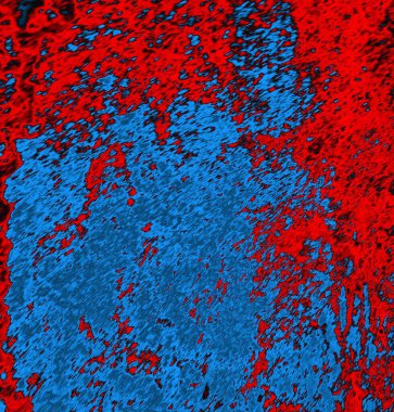 Soyut arkaplan, doku. Mavi ve kırmızı 