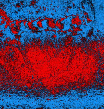 Soyut grungy desenli mavi ve kırmızı arkaplan