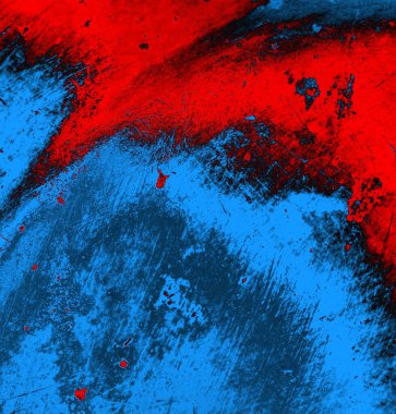 Soyut arkaplan, doku. Mavi ve kırmızı 