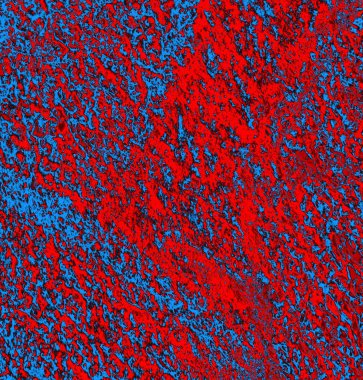 Soyut grungy desenli mavi ve kırmızı arkaplan