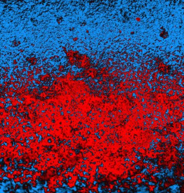 Soyut grungy desenli mavi ve kırmızı arkaplan