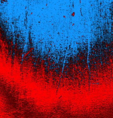 Soyut grungy desenli mavi ve kırmızı arkaplan
